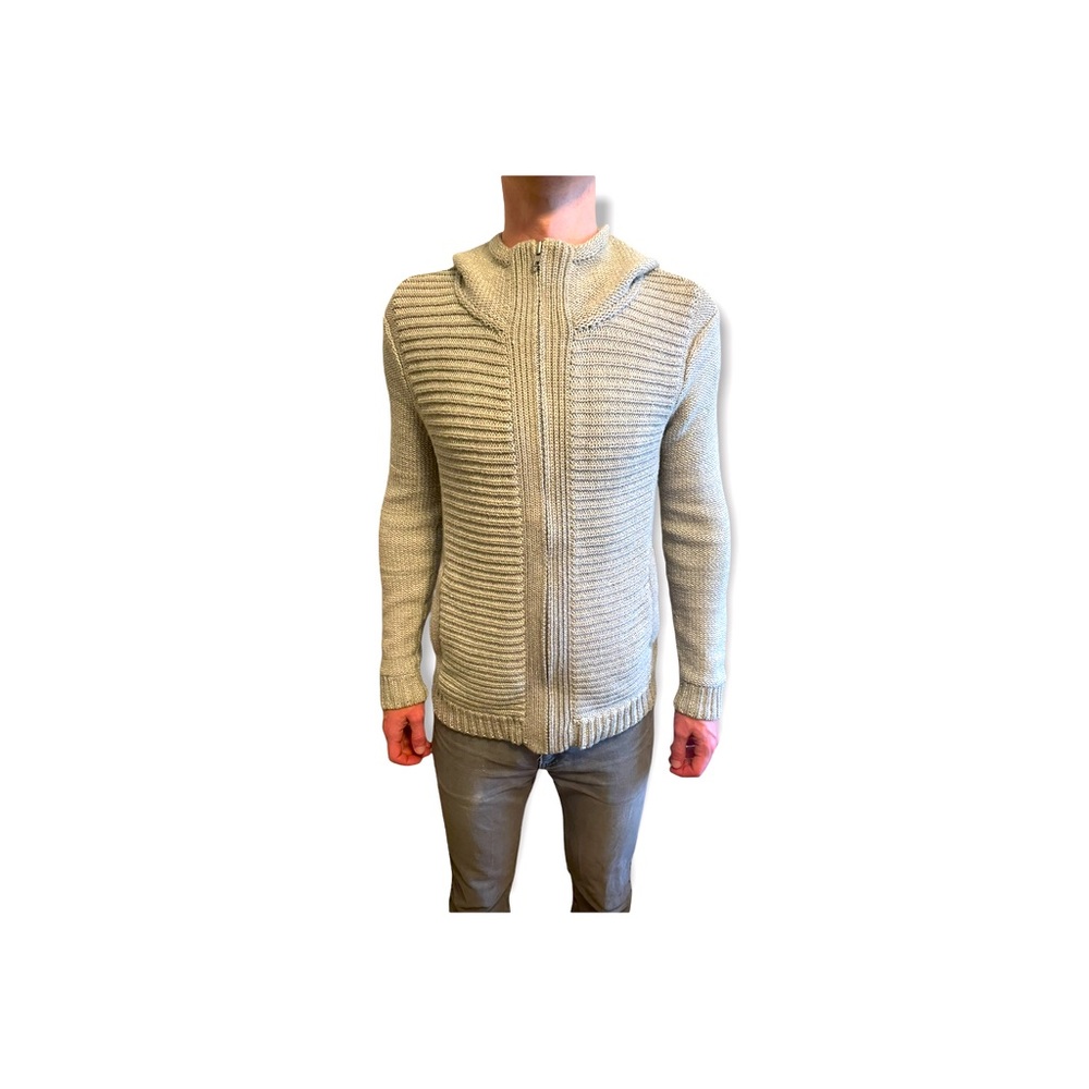 Helmut Lang XL Hood Mens Ribbed Sweater Size XS